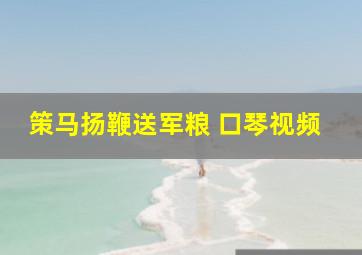 策马扬鞭送军粮 口琴视频